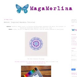 MagaMerlina: Mehndi Inspired Mandala Tutorial