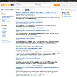 magazine jobs in Australia | careerjet.com.au
