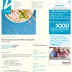 Virage – Le magazine en ligneBol de poke aux crevettes nordiques - Virage - Le magazine en ligne