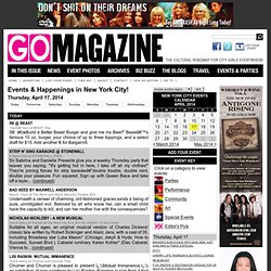 GO Magazine - the cultural roadmap for the city girl