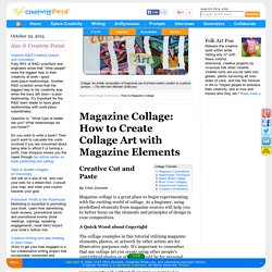 Magazine Collage: How to Create Collage Art with Magazine Elements Tutorial