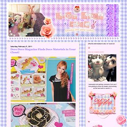 Deco Deco Magazine Finds Deco Materials in Your Closet! ~ Drop Dead Cute - Kawaii for Sexy Ladies