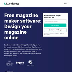 Free Digital Magazine Software