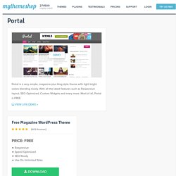 Portal - Free Magazine WordPress Theme