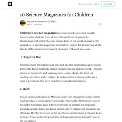 10 Science Magazines for Children - Magzines Worldwide.Store - Medium