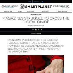 Magazines struggle to cross the digital divide