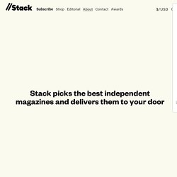 About the Stack magazines subscription service