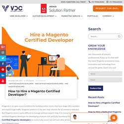 How to hire a Magento Certified developer?