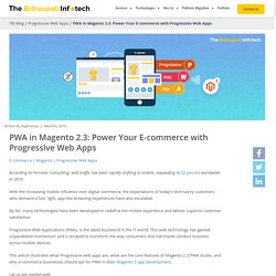 PWA in Magento 2.3: Power Your E-commerce with Progressive Web Apps