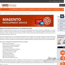 Magento Development - Magento ecommerce Web Development Company
