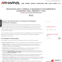 Hiring a Magento eCommerce Company Will Benefit You - Atharva System