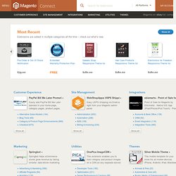 Magento Connect - Bestsellers module - Overview