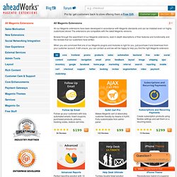 Magento Modules and Plugins by aheadWorks