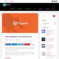 12 Best Magento 2 Free Extensions for your Website