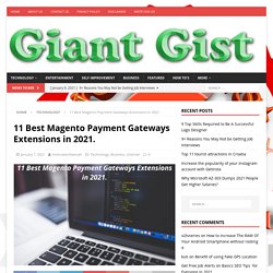 11 Best Magento Payment Gateways Extensions in 2021. - Giant Gist