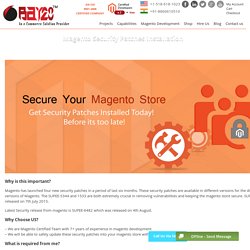Magento Security Patches Installation, Install Magento Security Patches