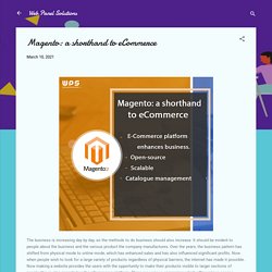 Magento: a shorthand to eCommerce