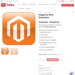 Magento SMS Extension India