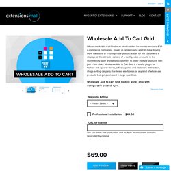 Magento Wholesale Extension