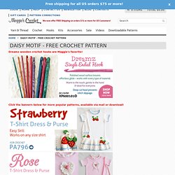 Daisy Motif - Free Crochet Pattern