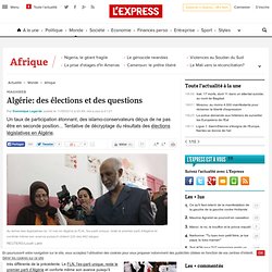 Maghreb : Algérie: des élections et des questions