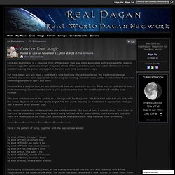Cord or Knot Magic - RealPagan- Paganism for the Real World
