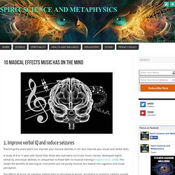 10 Magical Effects Music Has On The Mind