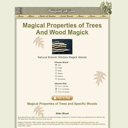 Magical Wood Properties and the Magical Properties of Wood by DragonOak