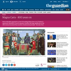 Magna Carta – 800 years on