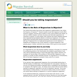 Magnesium And Migraine Why You Need It And Where To Find It