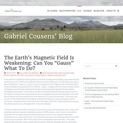 The Earth's Magnetic Field is Weakening: Can You "Gauss" What to Do