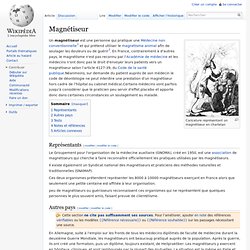 Magnétiseur
