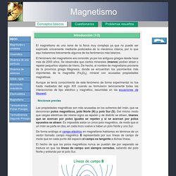 Magnetismo. Introducción