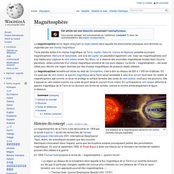 Magnétosphère