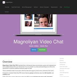 Video Chat PRO, HTML5/PHP video chat solution for online group chat, p2p file transfer and chat roulette