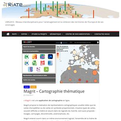 Magrit – Cartographie thématique