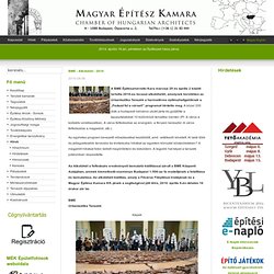 Magyar Építész Kamara - BME - Alkotóhét - 2010