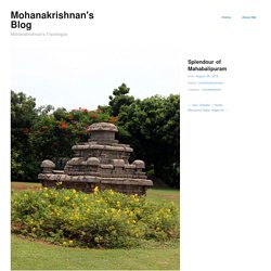 Splendour of Mahabalipuram