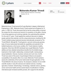 Mahendra Kumar Trivedi's Biofield Publications