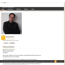 Jamal Mahjoub : Biographie ; 2 vidéos et interview ; 10 Livres - Babelio
