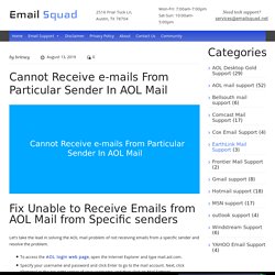 How To Fix AOL Mail Not Receiving Emails