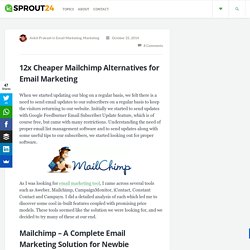 12x Cheaper Mailchimp Alternatives for Email Marketing
