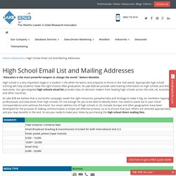 High School Email List