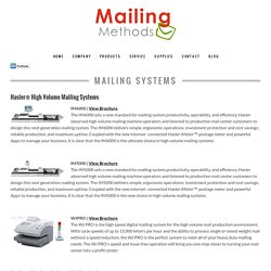 Mailing Supplies Systems Machines St Louis