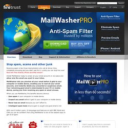MailWasher Pro - Superior anti spam filter software