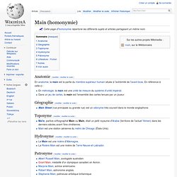 Main (homonymie) - Wikipédia - Framasoft Framafox