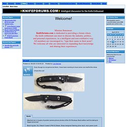 Main Index - Knifeforums.com - Intelligent Discussion for the Knife Enthusiast - Powered by FusionBB
