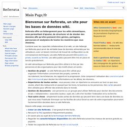 Main Page/fr - Referata