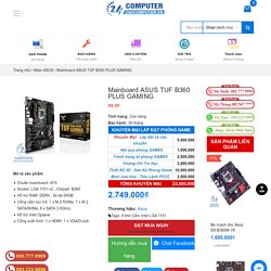 Mainboard ASUS TUF B360 PLUS GAMING