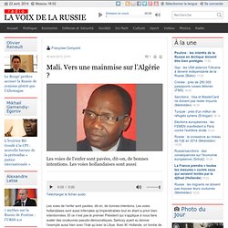Mali. Vers une mainmise sur l’Algérie ?